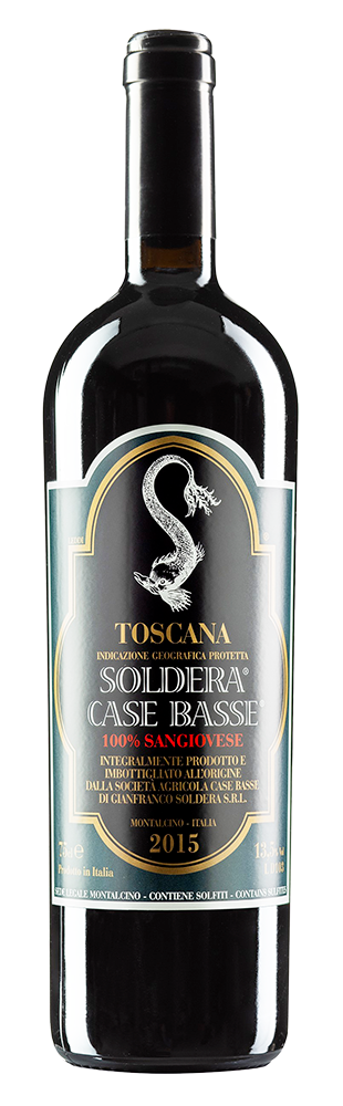 Toscana IGP 100% Sangiovese Soldera® Case Basse® Vendemmia 2015